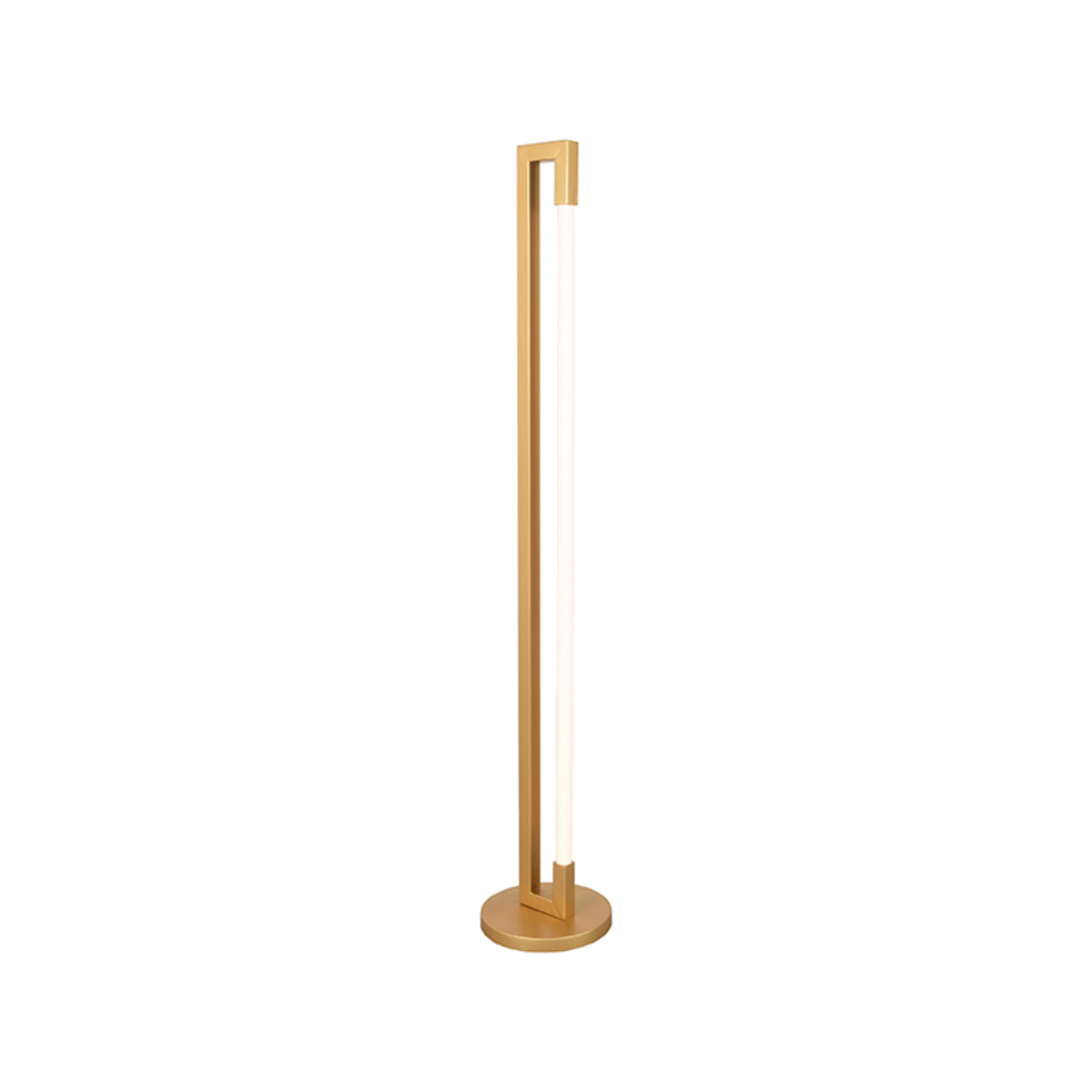 LABEL51 Vloerlamp Futuro - Antiek goud - Metaal - Vloerlamp