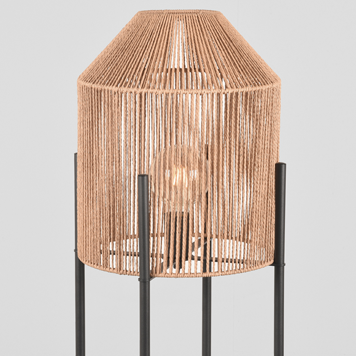 LABEL51 Vloerlamp Ibiza - Naturel - Jute - Vloerlamp