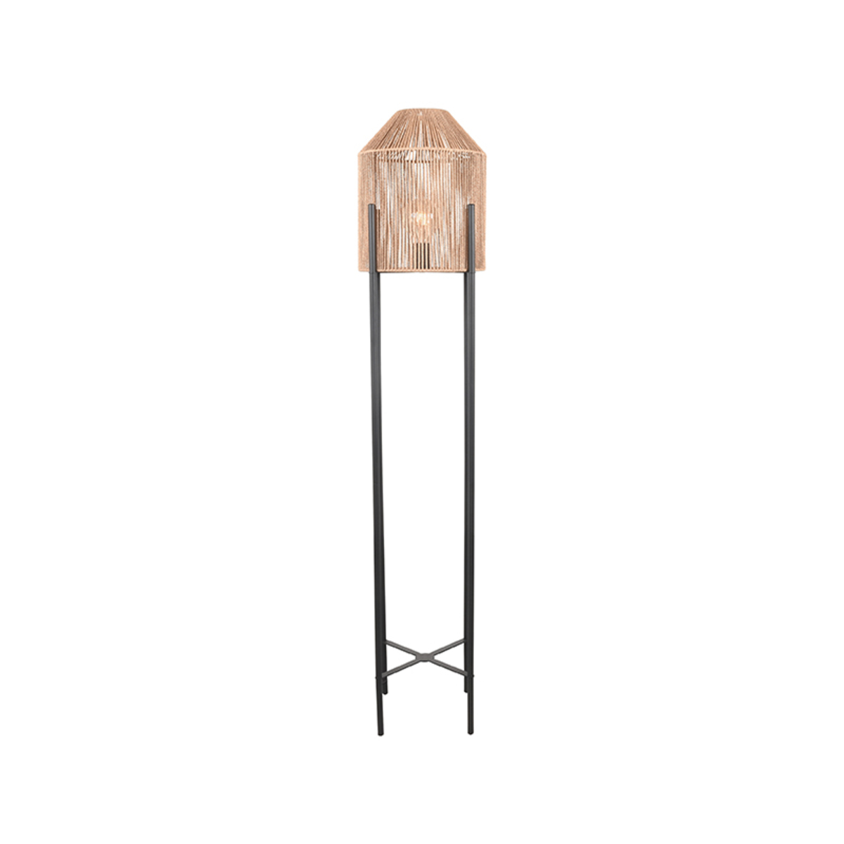 LABEL51 Vloerlamp Ibiza - Naturel - Jute - Vloerlamp