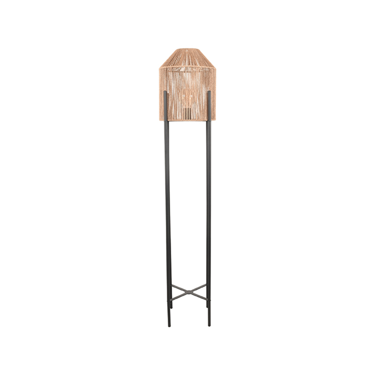 LABEL51 Vloerlamp Ibiza - Naturel - Jute - Vloerlamp