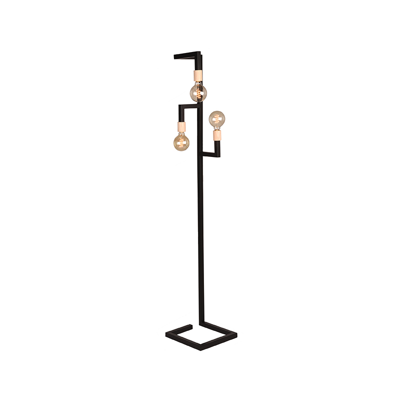 LABEL51 Vloerlamp Loco - Zwart - Metaal