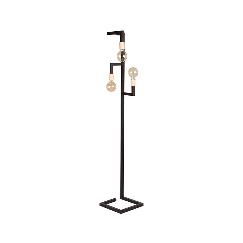 LABEL51 Vloerlamp Loco - Zwart - Metaal