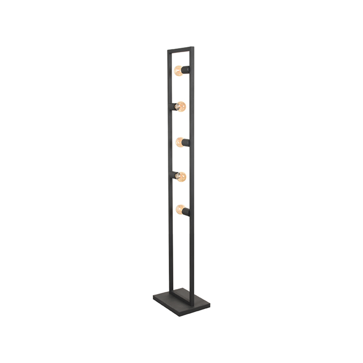LABEL51 Vloerlamp Quadrato - Zwart - Metaal - Vloerlamp