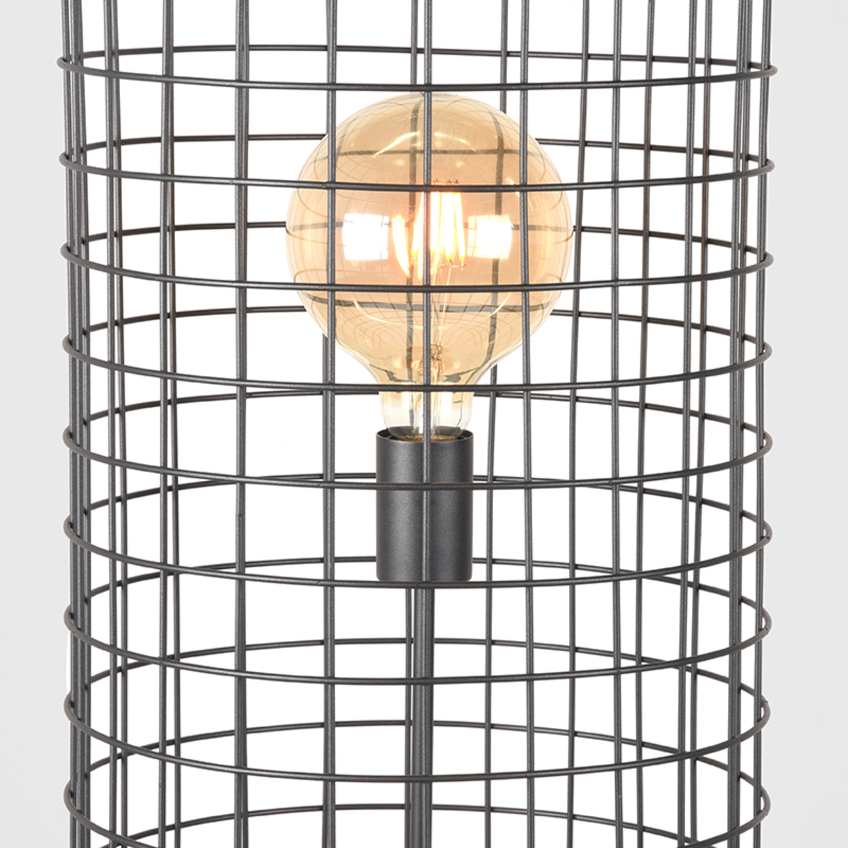 LABEL51 Vloerlamp Solido - Zwart - Metaal - Vloerlamp