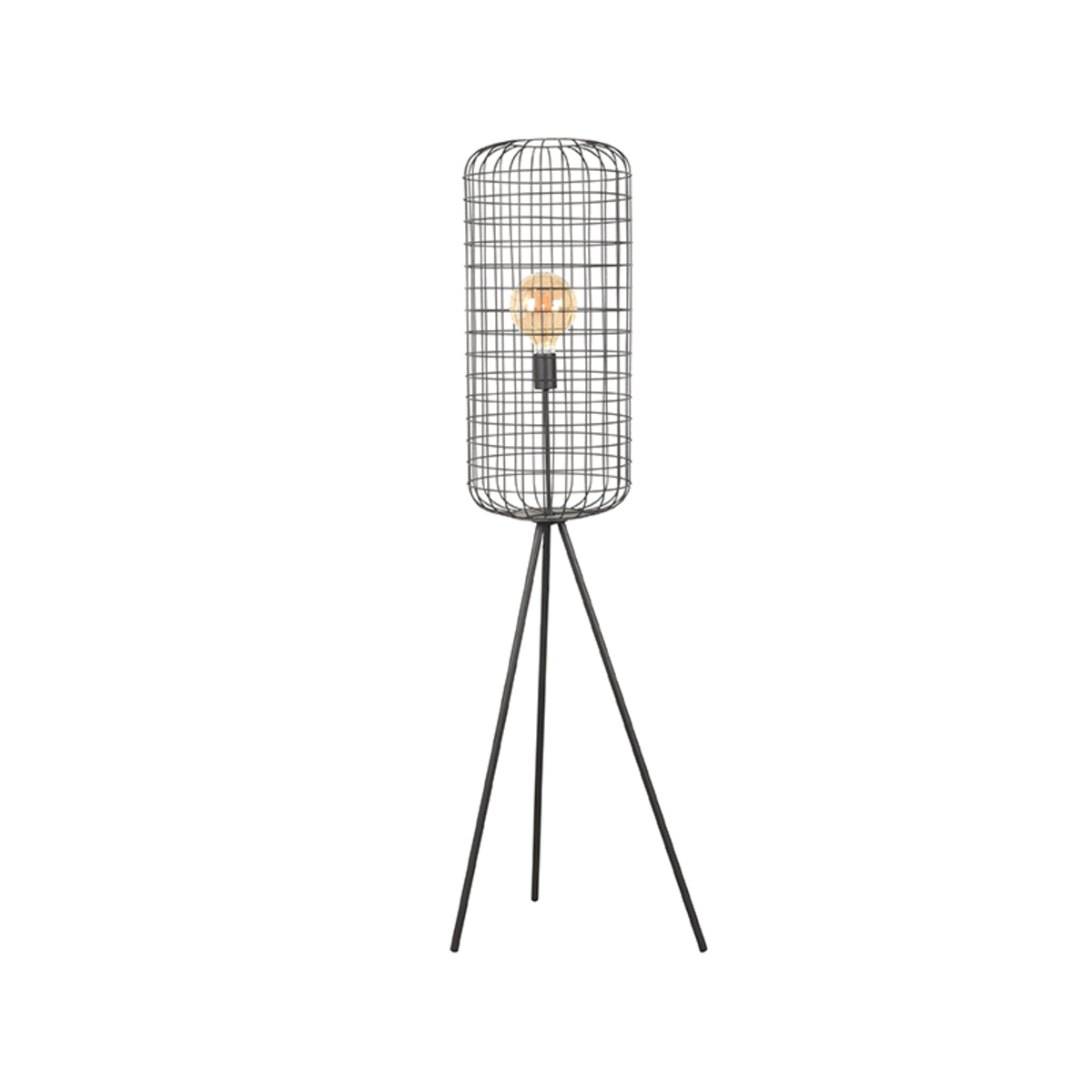 LABEL51 Vloerlamp Solido - Zwart - Metaal - Vloerlamp