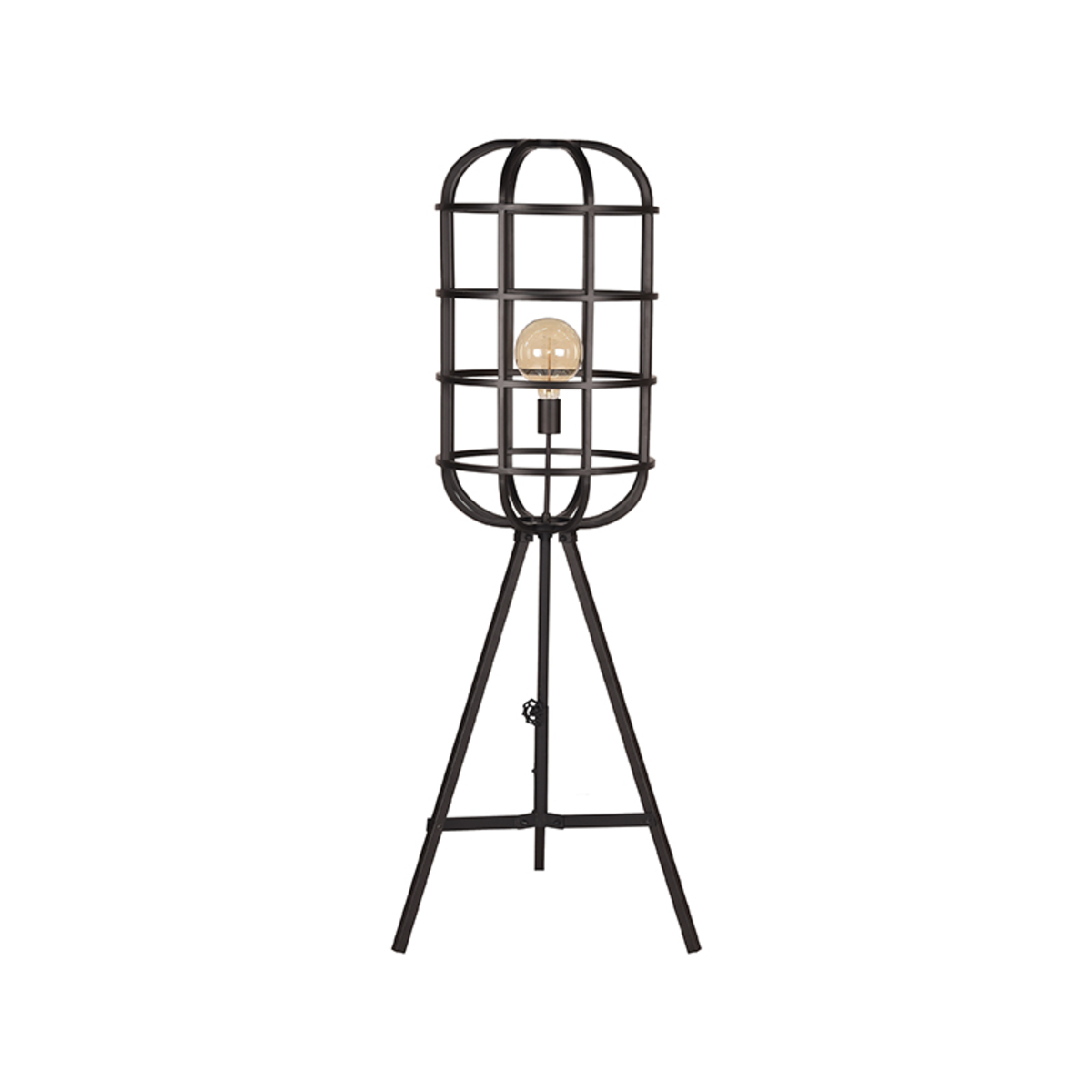 LABEL51 Vloerlamp Twine - Zwart - Metaal