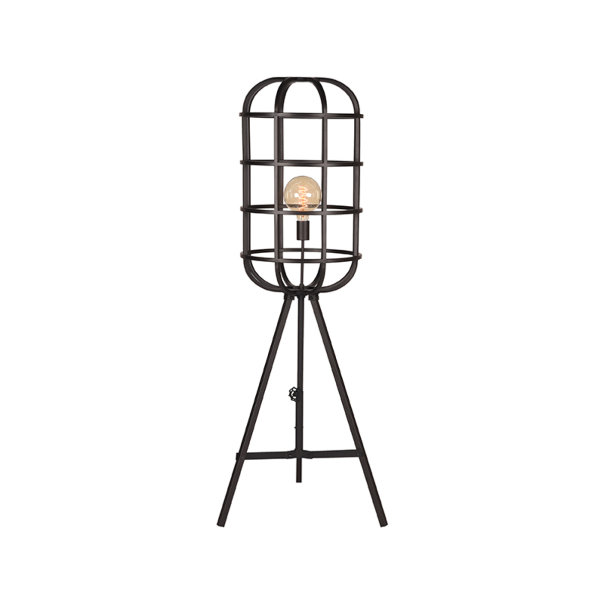LABEL51 Vloerlamp Twine - Zwart - Metaal