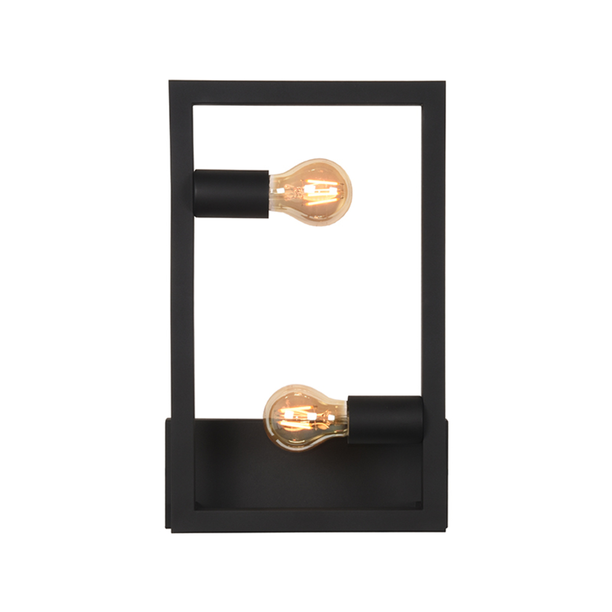 LABEL51 Wandlamp Quadrato - Zwart - Metaal - Wandlamp